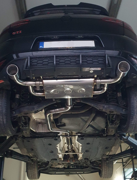 Wydech Golf VII GTI aktywny Tłumik końcowy Wydech Golf VII GTI aktywny Tłumik końcowy